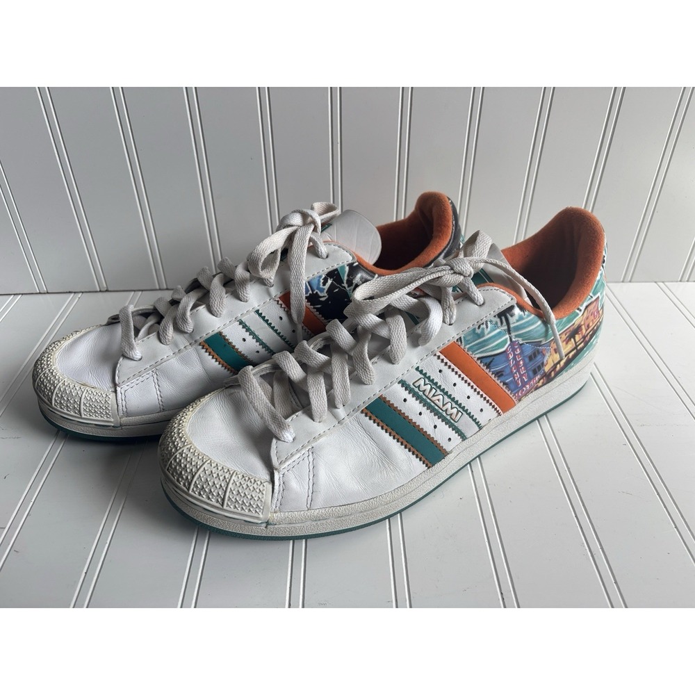 vintage mens Adidas‎ Lo City Miami Half Shells shoes sneakers 043557 10.5 M